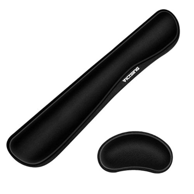 VicTsing Upgraded Keyboard Wrist Rest and Mouse Wrist Rest Pad, Made of
