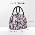 thumbnail image 2 of Disketp Lilies Flowers Bolsa Térmica para Almuerzo, Lonchera con Abertura Amplia y Gran Capacidad, Organizador Reutilizable para Mujeres, Hombres y Adultos, 2 of 6