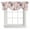 Pink, variant on Tie Up Valances for Windows, Boho Purple Flowers Adjustable Valance Curtains Window Treatment for Living Room, Spring Floral Botanical Patchwork Vintage Rod Pocket Kitchen Curtains 60x18 Inch