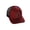 Burgundy Black White Black, variant on Structured Trucker Mesh Hat Custom Colors Letter J Initial Baseball Mid Profile