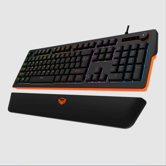 MeeTion K9520 RGB Magnetic Wrist Rest Gaming Wired Keybord 26-Keys