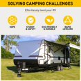 thumbnail image 2 of Trailer Jack Blocks - RV Leveling Block for Travel Trailers Wheels and Any Jack, 20,000 lbs RV Jack Blocks with Bag, Camper Jack Block Univ, 2 of 7