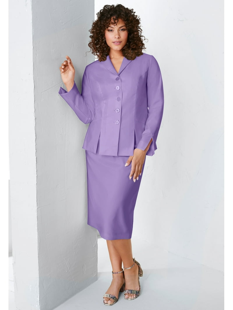 Roaman's Women's Plus Size Petite Plus Size Long Sleeve Shawl