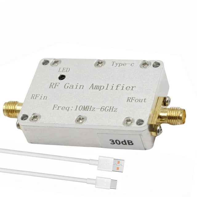 Amplificador de RF Strade Fareast Limited de 10 M-6 GHz Receptor de Alto Rendimiento 30 dB