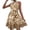 Orange, variant on QUNYINEY Floral Plus Size Sundresses for Women Summer Sleeveless A Line Midi Dresses Loose Fit Crew Neck Halter Flowy Dresses