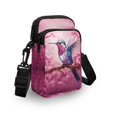 thumbnail image 3 of HELLHERO Shoulder Purse Trendy Polyester Double-layer Unisex 4.33x1.97x7.09 Outdoor Travel, Capybara with Sunflower Wreath, 3 of 7