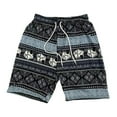 thumbnail image 4 of Mens Womens Beach Shorts Fashion Drawstring Baggy Elephant Printed Short Pants Blue, 4 of 9