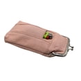 thumbnail image 6 of Genuine Leather Cigarette Case Holder Slim Pack Regular or 100's & Lighter Pocket with Metal Twist Clasp Light Pink, 6 of 6