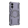 thumbnail image 3 of Designed for Samsung Galaxy S25 Edge Magnetic Phone Case,Compatible with Mag-Safe,Military-Grade Protection,Heavy Duty Shockproof Anti-fall Tough Rugged Dropproof Phone Case,Purple, 3 of 11