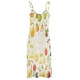 thumbnail image 5 of Various Fruits Design Sleeveless Dress Woman Fashion Long Dresses Women's Summer Suit Dress 2025, 5 of 7