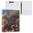 thumbnail image 3 of Cat Flowers and Sky 3 Ring Binders 1.5 inch Hardcover File Folders with Interior Pockets A4 Size Organizer for School Office Hospital Set of 2, 3 of 8