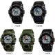 thumbnail image 3 of Relojes deportivos militares con LED 50M a prueba de agua para hombres SKMEI Verde, 3 of 6