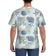 thumbnail image 2 of Rocae Algae Corals and Seashells for Men's Moisture-Wicking Crew Tee - T-Shirt for Sports, Outdoor Activities, and Casual WearSmall, 2 of 9