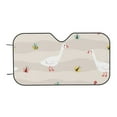 thumbnail image 4 of Uemuo Funny Goose1 Pattern Accordion Car Windshield Sun Shade, Foldable Reflective Sun Visor for Car, Reflector Windshield Sunshade-Medium, 4 of 7