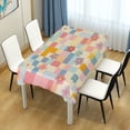 thumbnail image 4 of Yayeee Tablecloths 60" x 90" Rectangle Wrinkle Resistant Party Table Cover, Pink Floral, 4 of 8
