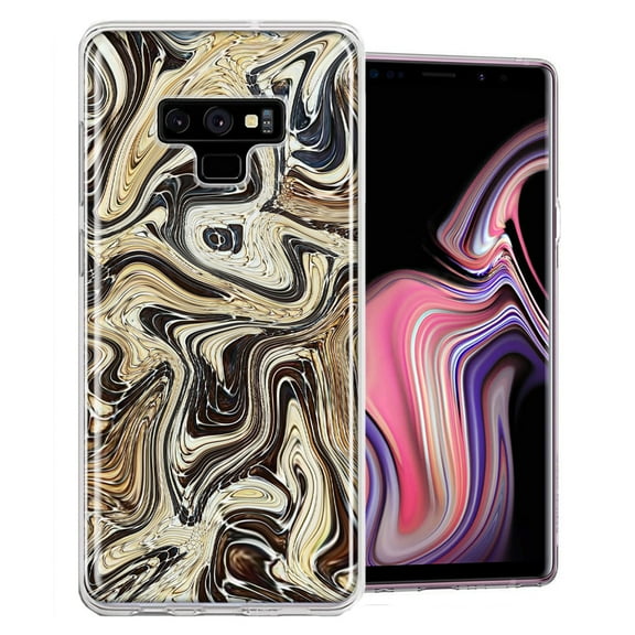 MUNDAZE For Samsung Galaxy Note 9 Snake Abstract Design Double Layer Phone Case Cover