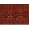 thumbnail image 1 of Ahgly Company Indoor Rectangle Persian Orange Traditional Area Rugs, 8' x 12', 1 of 1