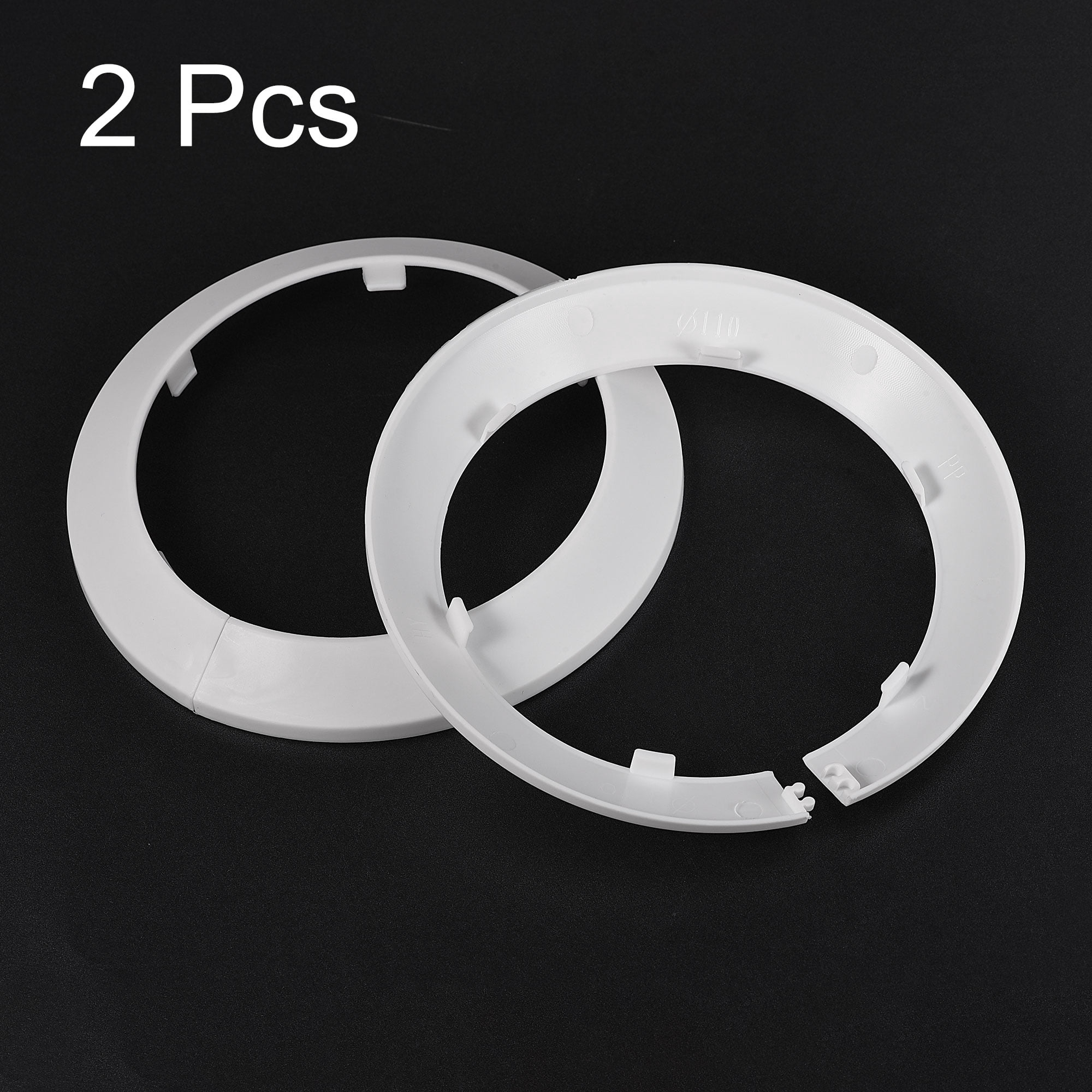 Unique Bargains Plastic Escutcheon Water Pipe Drain Cover 4.33" ID x 5.91" OD x 0.55" H