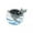 1, variant on Wave Whale Brooch Whale Space Travel Brooch Cartoon Animal Whale Brooch Cute DIY-1