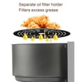thumbnail image 4 of Kitchen Fryer, Oil Free Electric Fryer Intelligent Temperature Control ABS And Aluminum 6L  For Home, 4 of 8