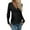 A-Black75, variant on Womens T-shirts Women trendy V Neck Long Sleeve Solid Color Pullover tee tops slim fit Knitting pullover Tops for ladies