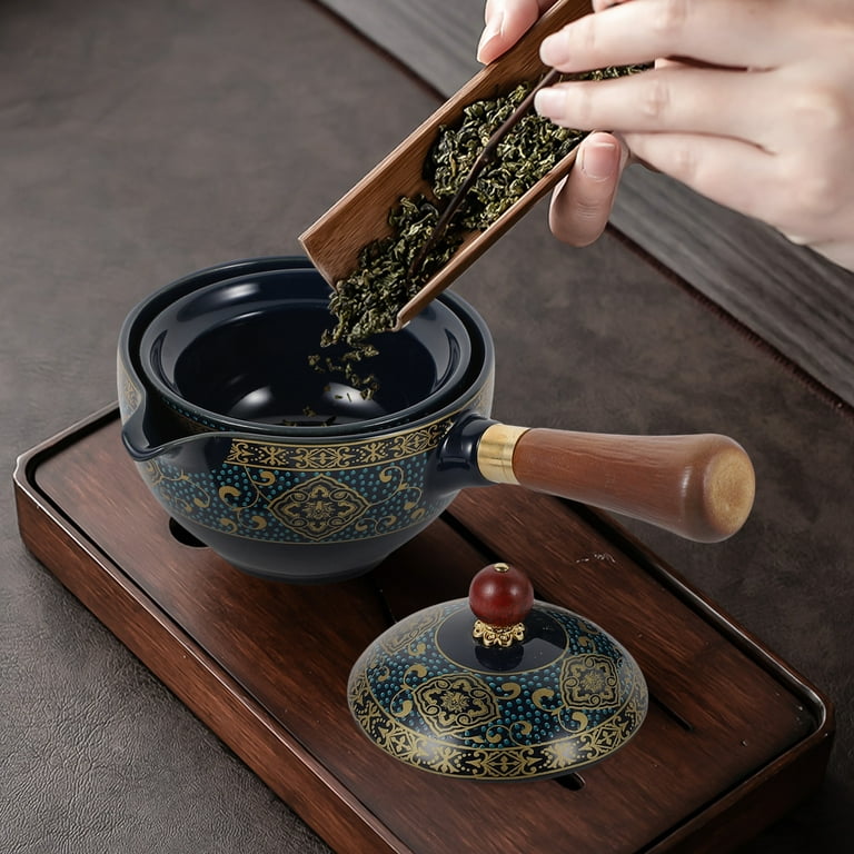 Premium Photo  Small tea pot for brewing tea isolated on white