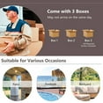 thumbnail image 6 of Spaco Patio Furniture 4 Pieces Patio Rattan Furniture Set, Outdoor Wicker Rattan Chairs Garden Backyard Balcony Porch Poolside loveseat with Tempered Glass Coffee Table-Black, 6 of 8