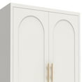 thumbnail image 7 of 61" Metal Storage Cabinet with Doors and Adjustable Shelves,Garage Storage Cabinet for Home,Office,White02, 7 of 7