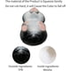 thumbnail image 4 of Pelota de descompresión para niños y adultos, lindo juguete de hámster para los dedos, pelota sensorial antiestrés, juguete para aliviar la tensión, regalo (negro), 4 of 5