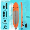 thumbnail image 5 of Arlopu 11ft Inflatable Stand up Paddle Board 6' Thick with Aluminum Paddle & Carying bag for Adults, 5 of 7