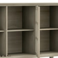 thumbnail image 5 of Acadian 62 inch Wide Solid Wood Wide Storage Cabinet in Distressed Grey, 5 of 9