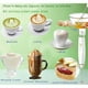 thumbnail image 5 of Milk Frother Mixer Rechargeable Handheld for Coffee with 2 Whisks,USB Electric Hand Blender Stick,3 Speed Frother Wand-B, 5 of 5