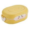thumbnail image 1 of ENJOYW 780ML Lunch Box Heat-Resistant Grid Design Robot Shape Children's Cartoon Lunch Box for Picnic Lunch Box, 1 of 7