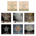 thumbnail image 4 of Christmas Tree Topper,Gold Glittered Star with Hollow for Christmas Tree Decor, 4 of 4