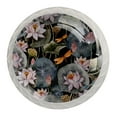 thumbnail image 1 of 4 Pcs Lotus Knobs for Kitchen Cabinet Cupboard Dresser Bookcase Drawer Pulls Handles Round Home Decor, 1 of 8