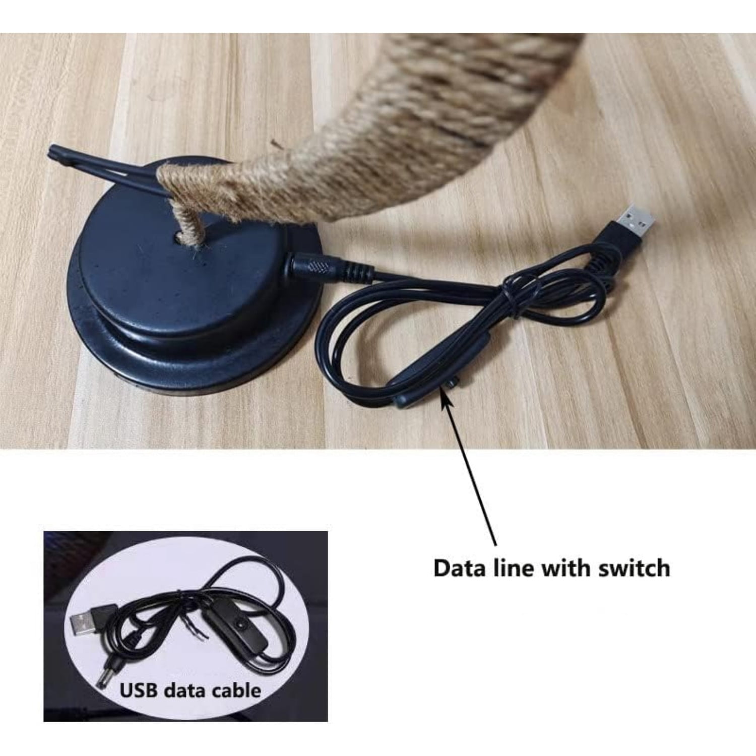 Iron Night Light, Magic Star Moon Light, LED Decorative Light for Parties, Weddings, bedrooms and Many Other Occasions, USB Port, 11 x 6 x 6 inches