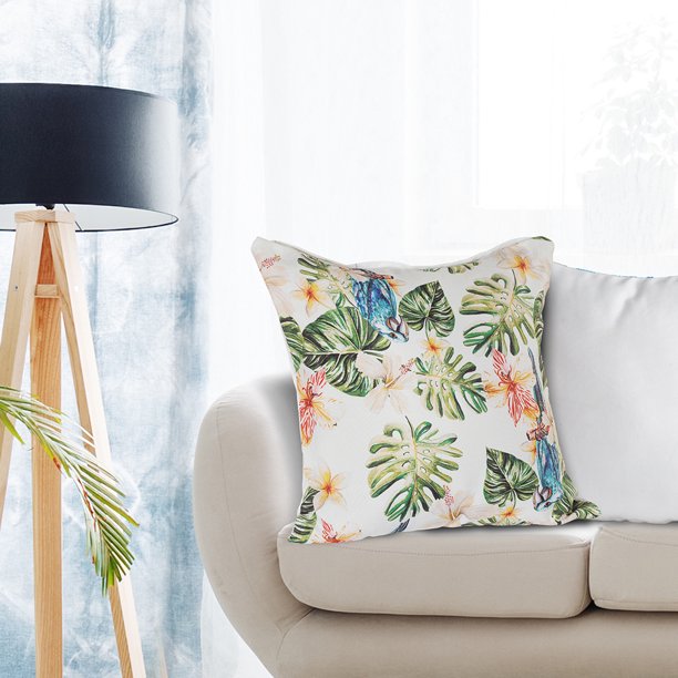 LR Home Tropical Exotic Birds Paradise Polyester Indoor / Outdoor Throw