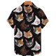 thumbnail image 3 of Lindas camisetas con gráficos de perros para hombres, ropa con estampado 3D, camisas hawaianas de playa, camisetas de manga corta Y2K, ropa vintage, blusa con solapa, 3 of 5