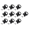 thumbnail image 5 of 10PC Mexican Pine Furniture Metal Handles Vintage Drawer Knobs Pulls Black, 5 of 8