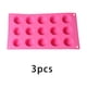 thumbnail image 5 of Ounissouiy 3 uds. De bandejas de silicona para magdalenas, utensilios para hornear de 15 cavidades, molde antiadherente para cupcakes, gelatina, Herramientas y accesorios para hornear, 5 of 6