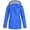 Blue, variant on Womens Coats Outerwear Winter Women Solid Rain Jacket Outdoor Plus Size Hooded Raincoat Windproof
