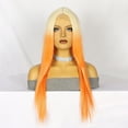 Color Mixing Colors Straight Long Hair Wig Synthetic Cosplay Daily