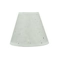 thumbnail image 6 of Aspen Creative 32116-2 Small Hardback Empire Shape Chandelier Clip-On Lamp Shade Set (2 Pack), Transitional Design in Off White, 6" bottom width (3" x 6" x 5"), 6 of 7
