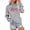 Gray, variant on MOUSYA Valentines Shirts for Women Valentine Heart Sweatshirt Valentines Day Shirt Vintage Pullover Tops