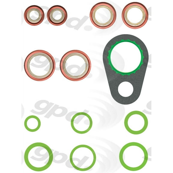 Global A/C System O-Ring and Gasket Kit 1321375