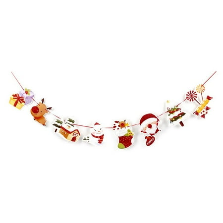 

Hayafir Christmas Paper Hanging Flags