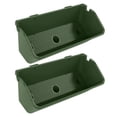 thumbnail image 3 of Pyramidti 2 Pcs Small Living Plant Wall Flowerpot Durable Pot 32.5X16.5CM Green, 3 of 8