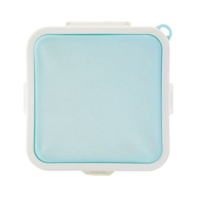 Pizza Sandwich Storage Box Reusable Lunch Boxes Leak-Proof Food Storage Containers for Kids or Adults,6.3inch