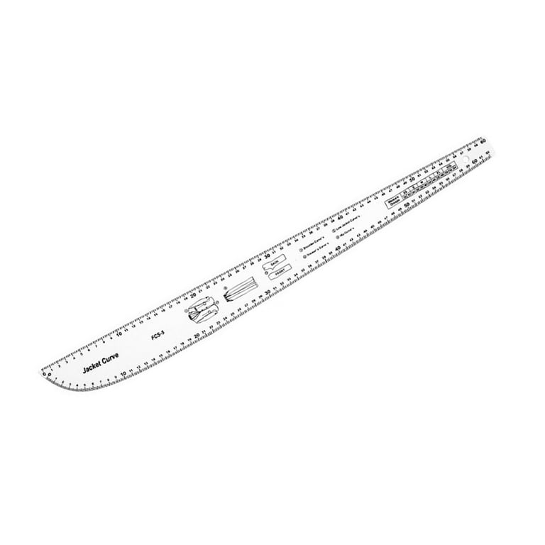 Ruler Sewing Tailor French Rulers Tool Curve Shaped Dressmaking Measuring Design Template Drawing Designers Clothing, Size: 40x6x1CM