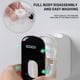 thumbnail image 2 of Dispensador de pasta de dientes automático de doble exprimidor de pared montado en el baño ecoco negro, dispensador de pasta de dientes automático de doble exprimidor de pared montado en la uña del ba, 2 of 6